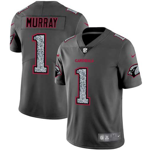 Men Arizona Cardinals #1 Murray Nike Teams Gray Fashion Static Limited NFL Jerseys->pittsburgh steelers->NFL Jersey